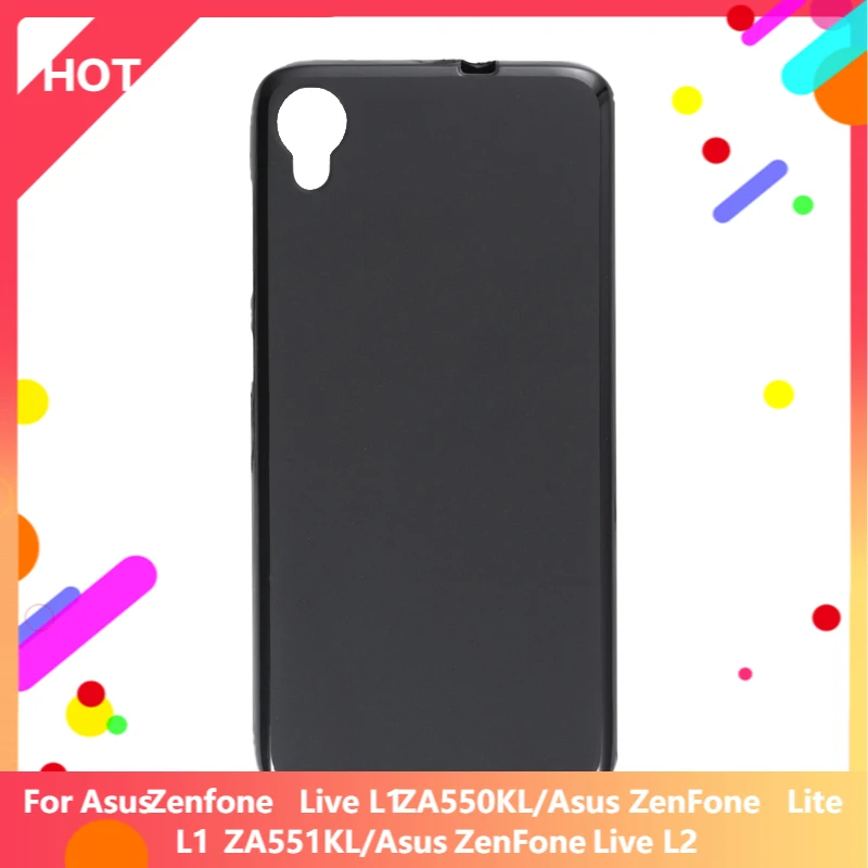 Чехол Zenfone Live L1 ZA550KL ZA551KL матовый Мягкий силиконовый чехол из ТПУ задняя крышка для
