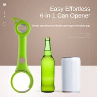 6 in 1 can opener multifunctional stainless steel kitchen tools creative beer bottle opener