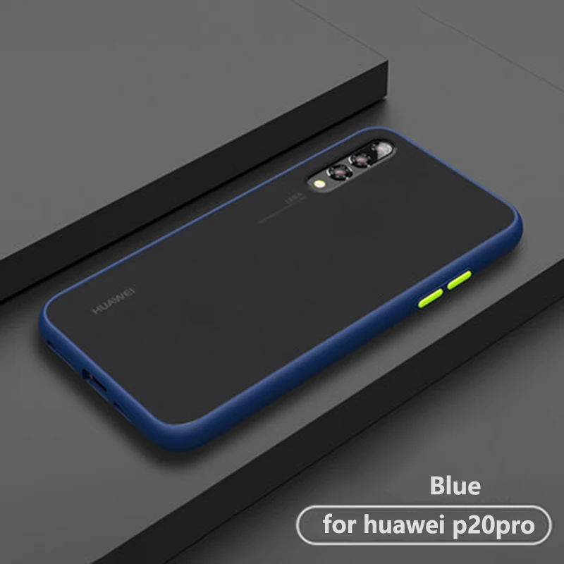 Роскошный противоударный прозрачный чехол накладка для телефона huawei p20 pro p 20 p20pro