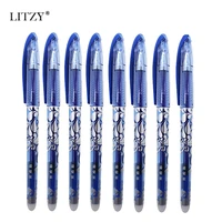 8pcsset 0 5mm washable handle erasable pen magical writing gel pen neutral pens for school supplies stationery gifts 2020