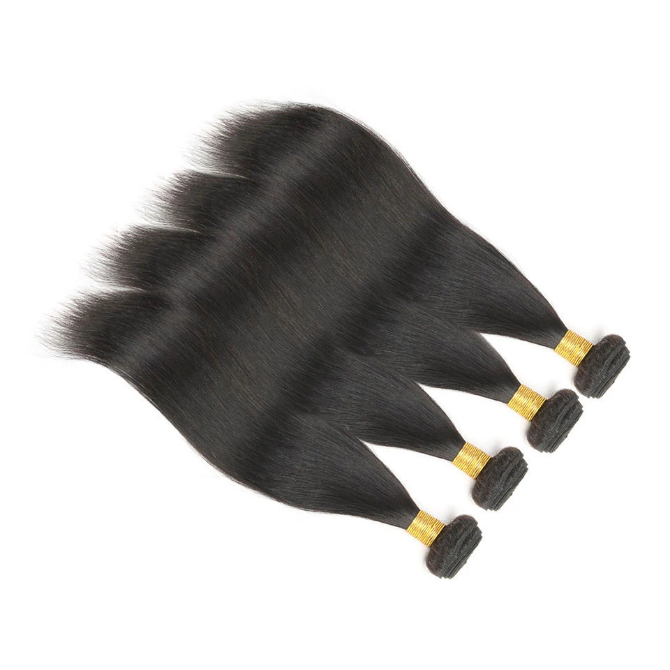 Прямые волосы MIHAIR пряди с закрытием индийские человеческие Remy 4*4 на шнуровке