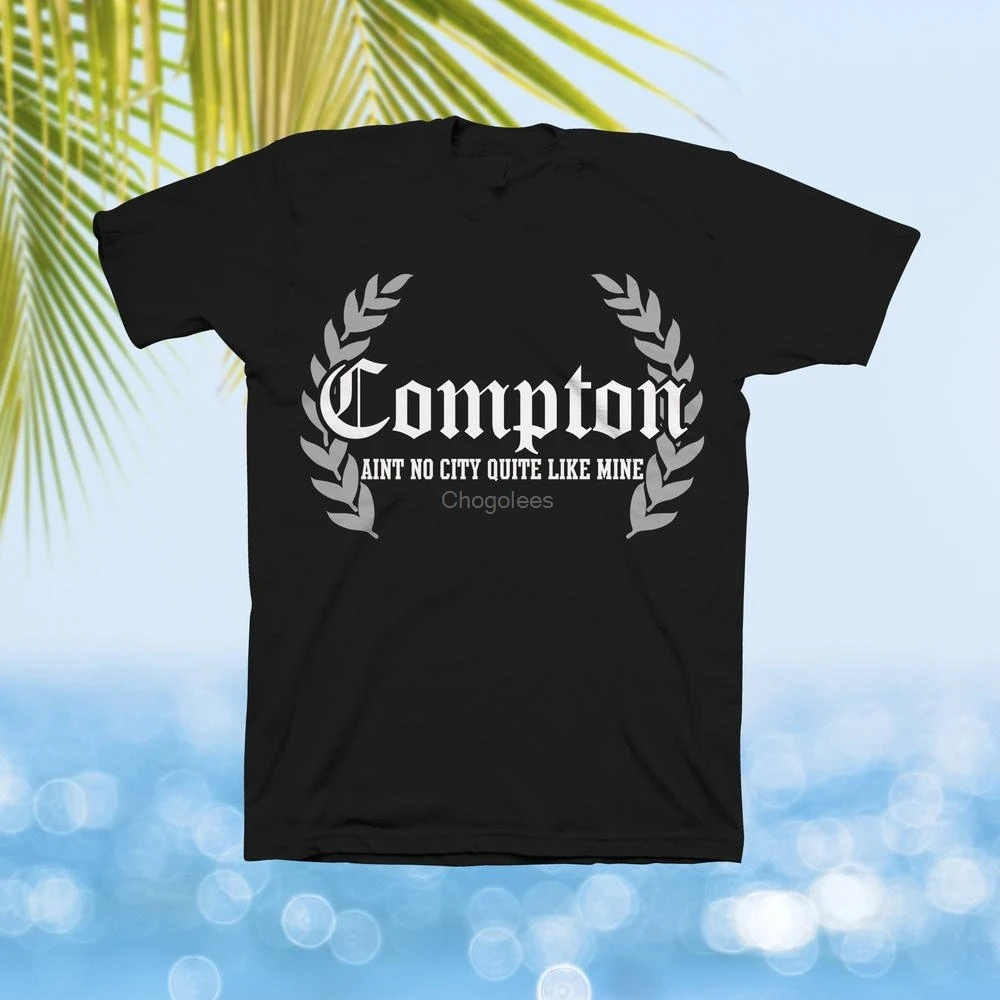 Футболка Kendrick Lamar Compton Los Angeles TDE Rap Hip Hop (1) | Мужская одежда