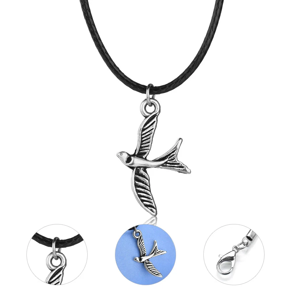 Новинка мир голубь пар летающая хрустальная цепочка птица искусственная кожаная