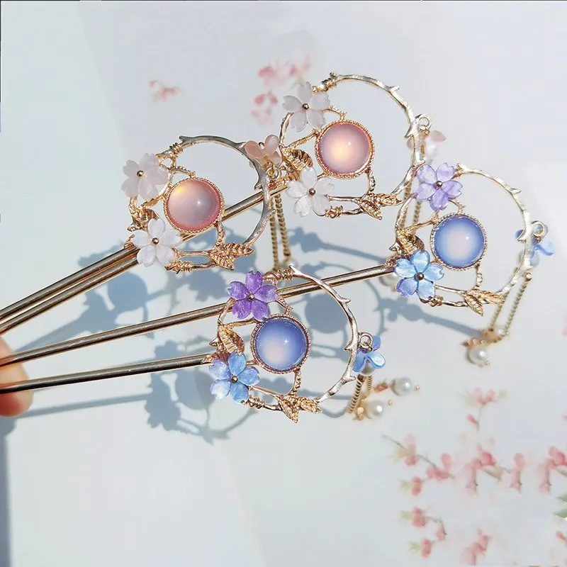 

Metal Chinese style hair clip alloy headdress Bride China wedding decoration gift