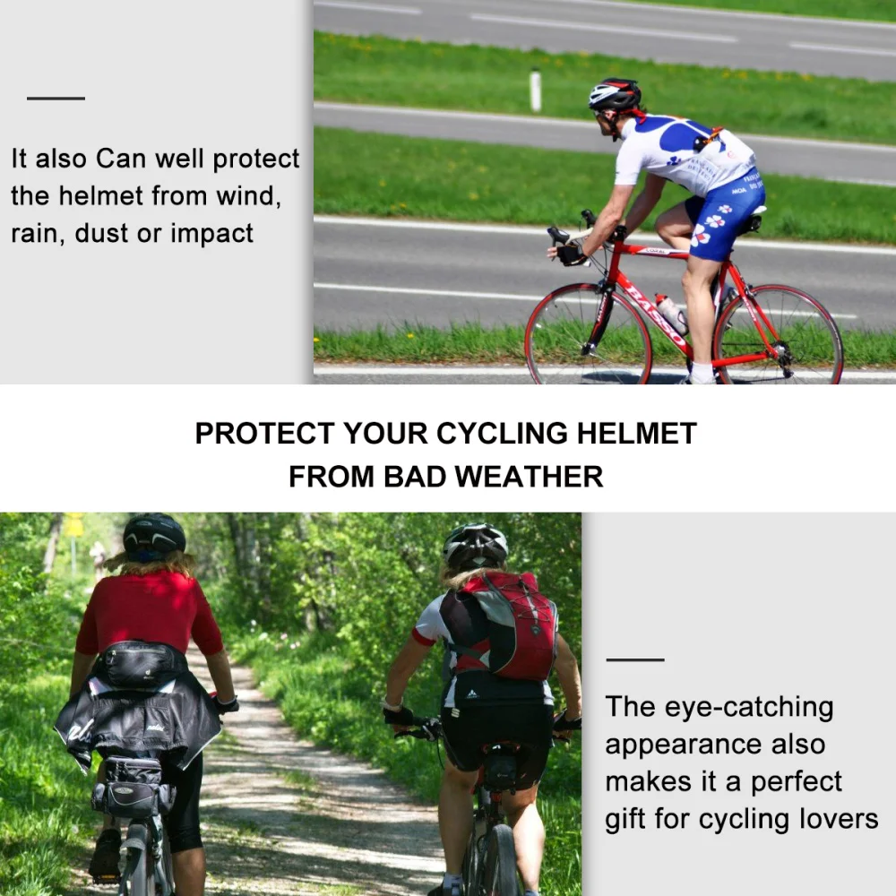 1 шт. чехол для шлема от дождя стильный Креативный шикарный водонепроницаемый