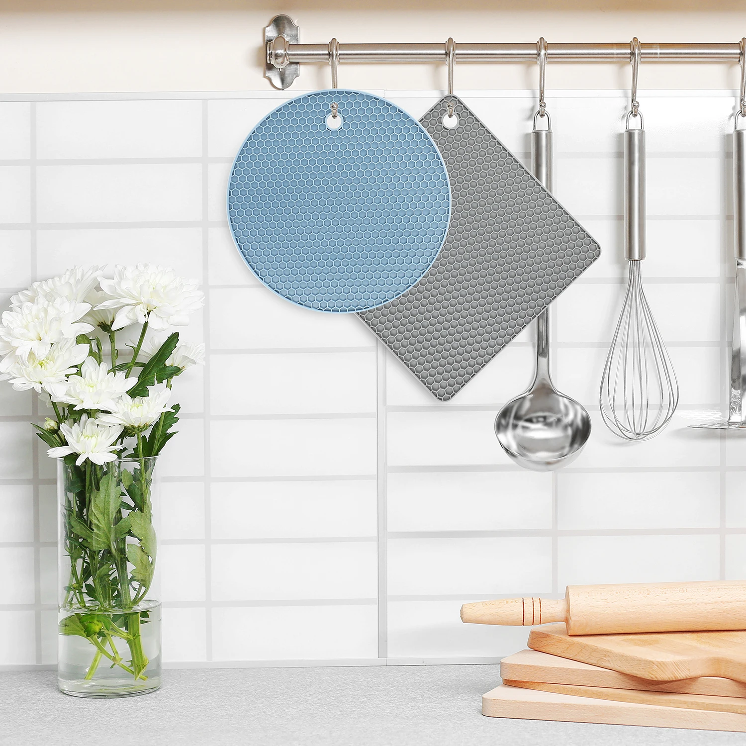 S Силиконовые триветные коврики Многофункциональный кухонный инструмент