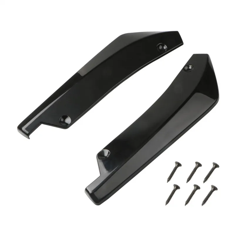 

2Pcs Universal Car Rear Bumper Lip Spoiler Diffuser Splitter Scratch Protector for Skoda Octavia Fabia Rapid Superb Yeti Roomste