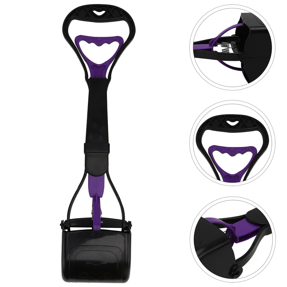 Recogedor de excrementos de perro, pala para recoger heces de mascotas, bolsas de herramientas incluidas, 1 unidad-5