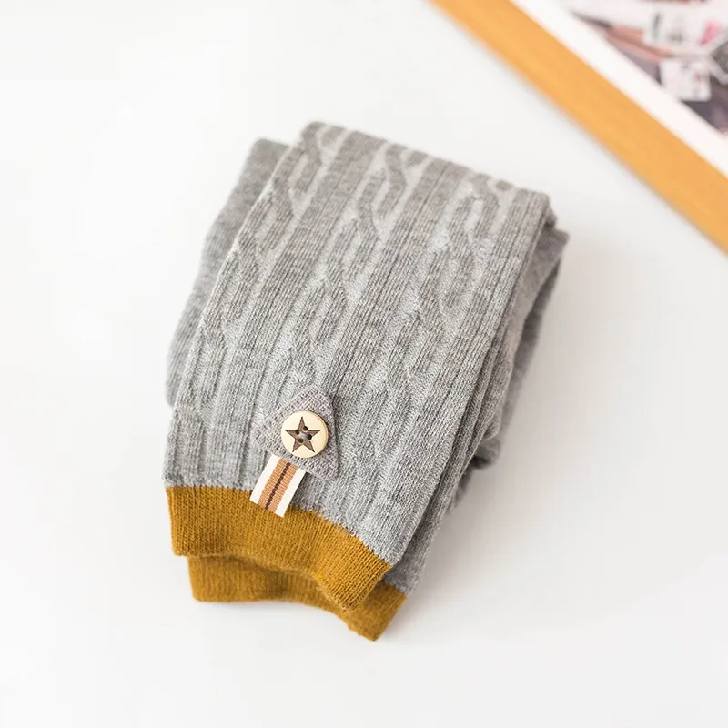 Детские леггинсы хлопковые Теплые Мягкие штаны для маленьких девочек