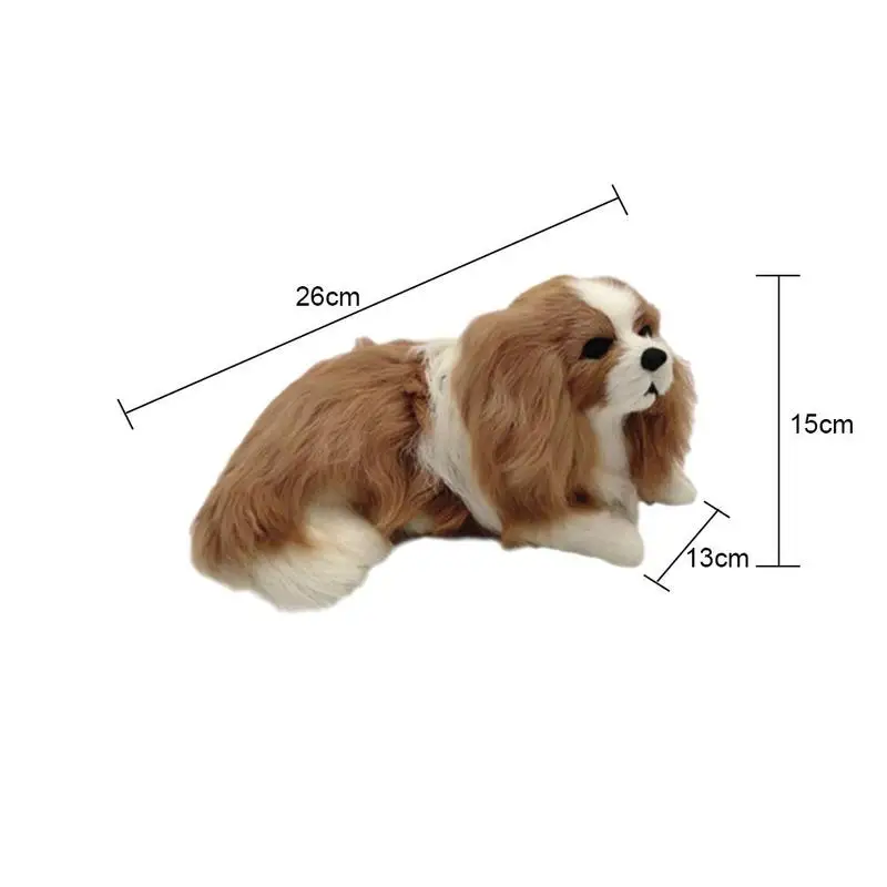 

Realistic Charlie Dog Lucky Simulation Dog Poodle Plush Toy Character Toy Dog Plush Stuffed Animal Toy Child Adult