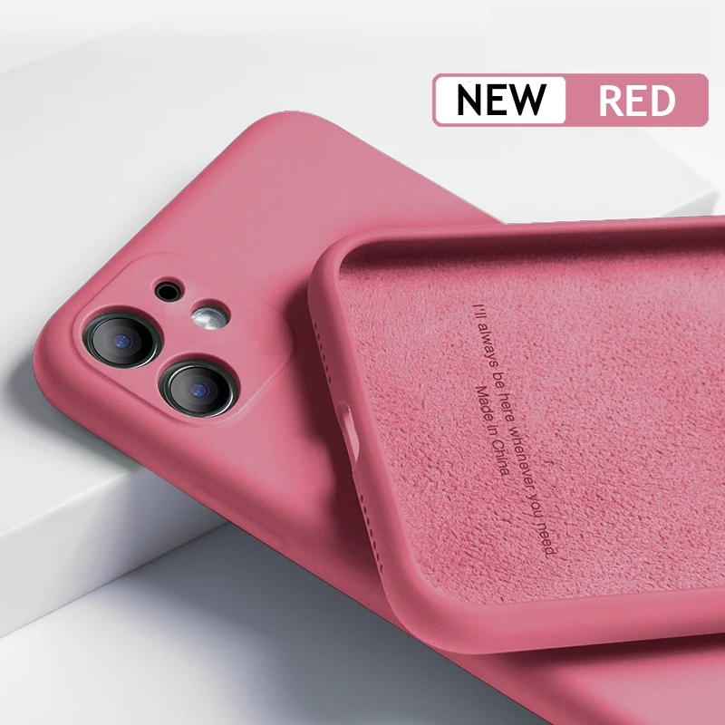 liquid silicone case for iphone 11 pro max case luxury camera lens protect full cover cases for iphone xr x xs 10 6 6s 7 8 plus free global shipping
