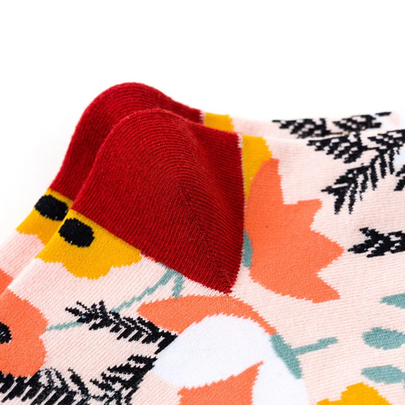 

Harajuku Casual Winter Fashion Women's Cotton Socks Animal Plant Print Unisex Women Socks Ladies Cute Funny Cute Winter Socks