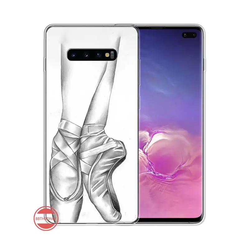 

Ballerina Dance Ballet Girl Shoes Phone Case For Samsung Galaxy S5 S6 S7 S8 S9 S10 S10e S20 edge plus lite