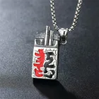 Мужское модное ожерелье с кулоном Инь ин Янь из нержавеющей стали