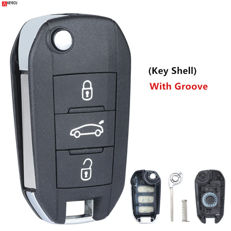 Запасной 3 кнопочный пульт дистанционного управления Keyecu чехол брелок +