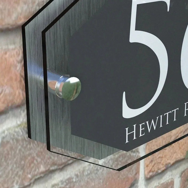 Акриловый Плакат из алюминиевого перспекса с пластиковым основанием для