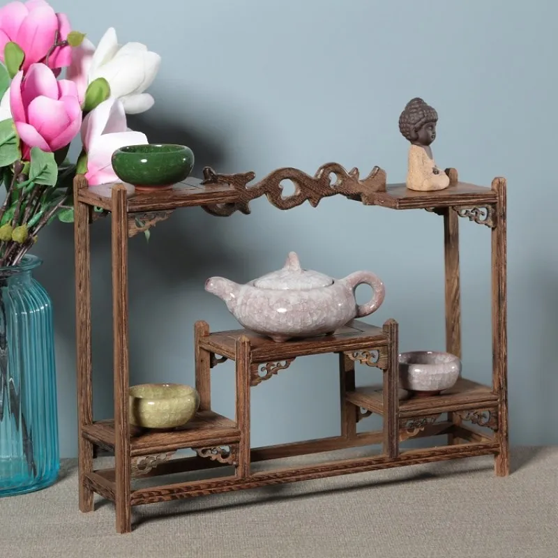 Деревянная полка с крыльями курицы Новая китайская настольная маленькое