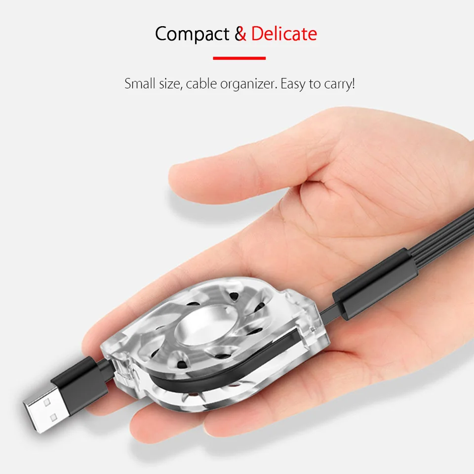 3 в 1 Выдвижной Micro USB Type C Мульти Кабель зарядного устройства для Samsung Galaxy S20 S10 S9 Plus