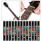 5 видов красочных и прозрачных гитарных фретбордов, этикеток, наклеек на карты, наклейки на гриф для 6 струнных акустических электрических гитар