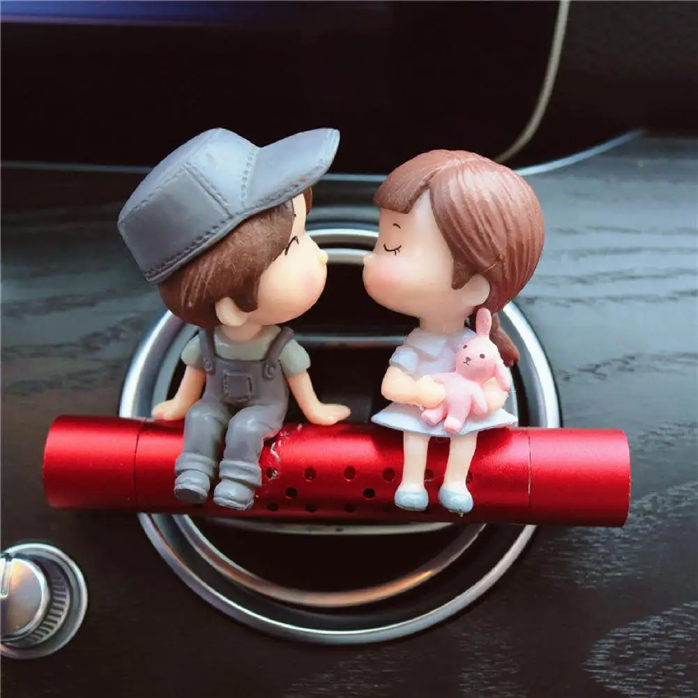 Автомобильный освежитель воздуха мультяшный дизайн пары автомобильный