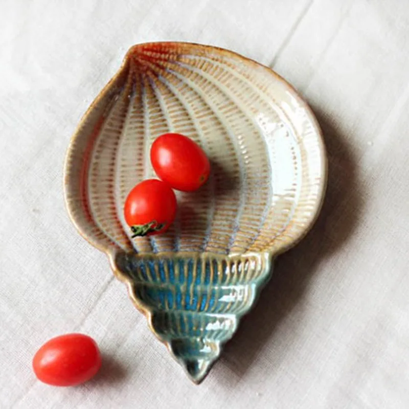 Керамическое креативное блюдо в японском стиле для послеобеденного стола