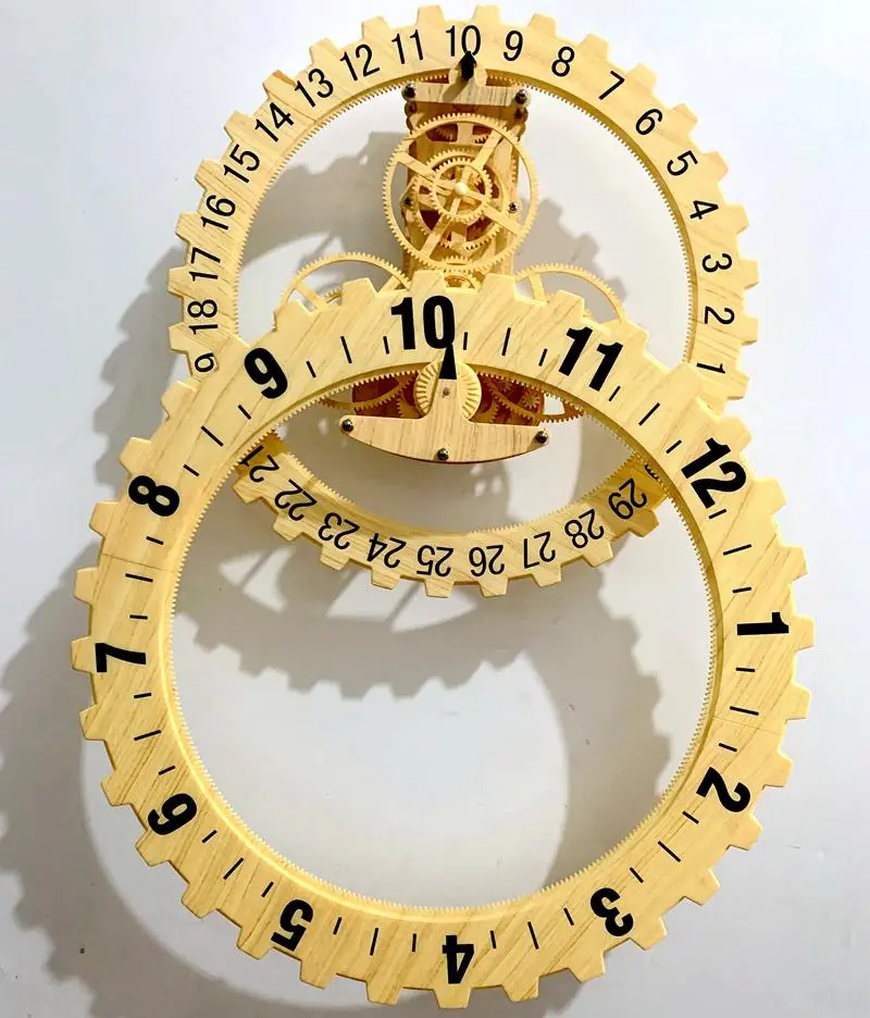 Большие настенные часы в скандинавском стиле 3d металлические механические