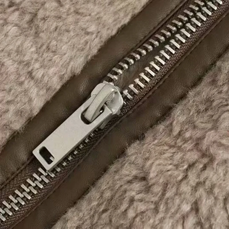 Осенне-зимнее новое пальто из искусственного меха 2019 модная куртка с