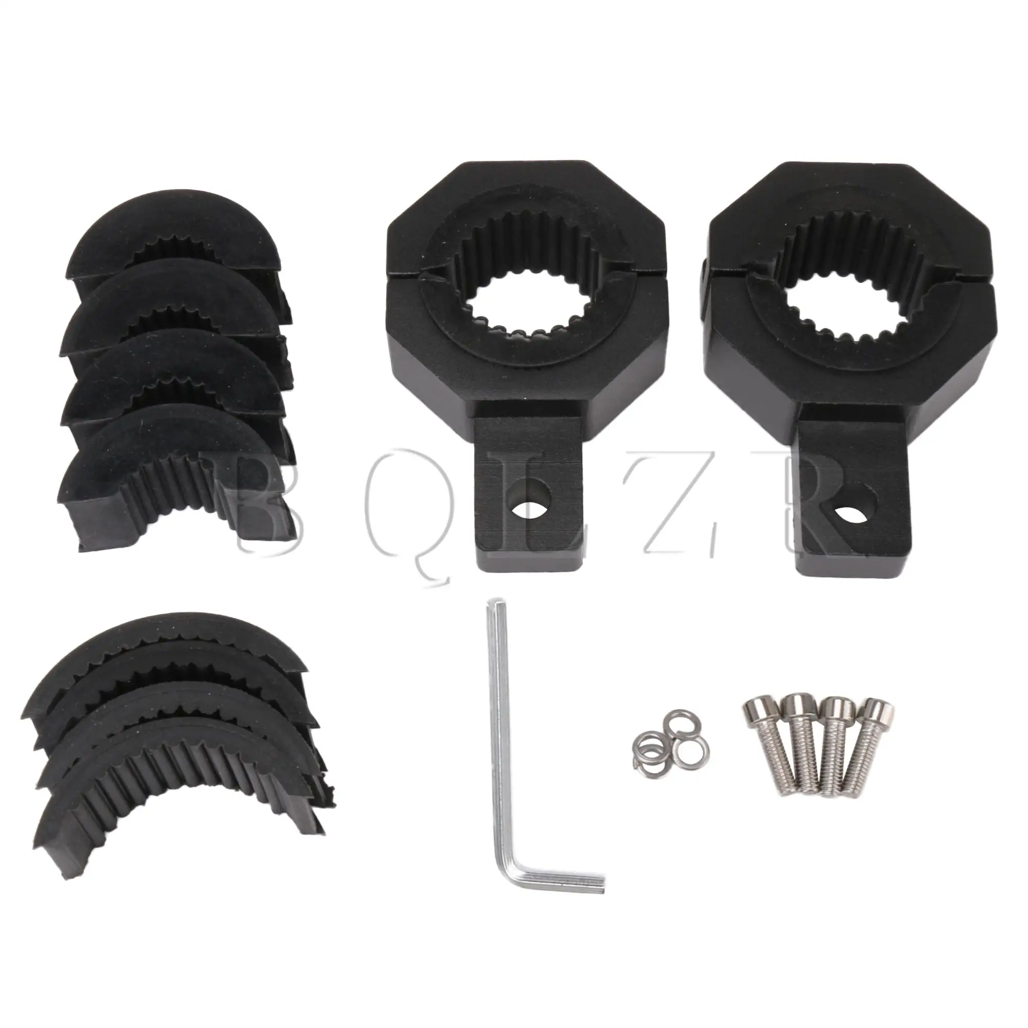 

BQLZR 2pcs Off-Road Car LED Roof Roll Cage Holder Mounting Bracket Kits 90023B