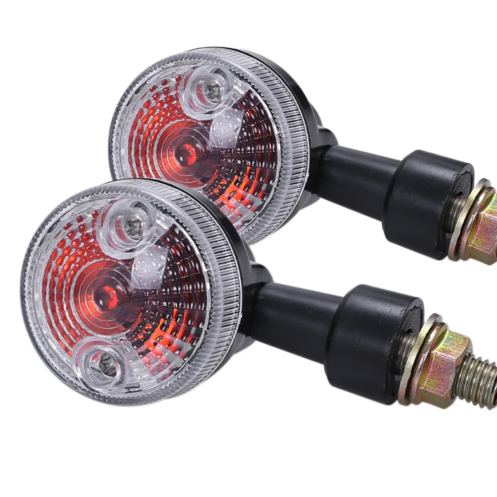 

4PCS Motorcycle Turn Signal Lights Indicator Lamp Amber Flashers for Kawasaki Suzuki Harley Honda Cafe Racer Turn Lamp