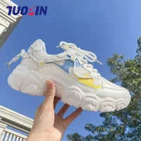women chunky sneakers running shoes fashion new designer female comfortable platform thick bottom casual woman vulcanize shoes