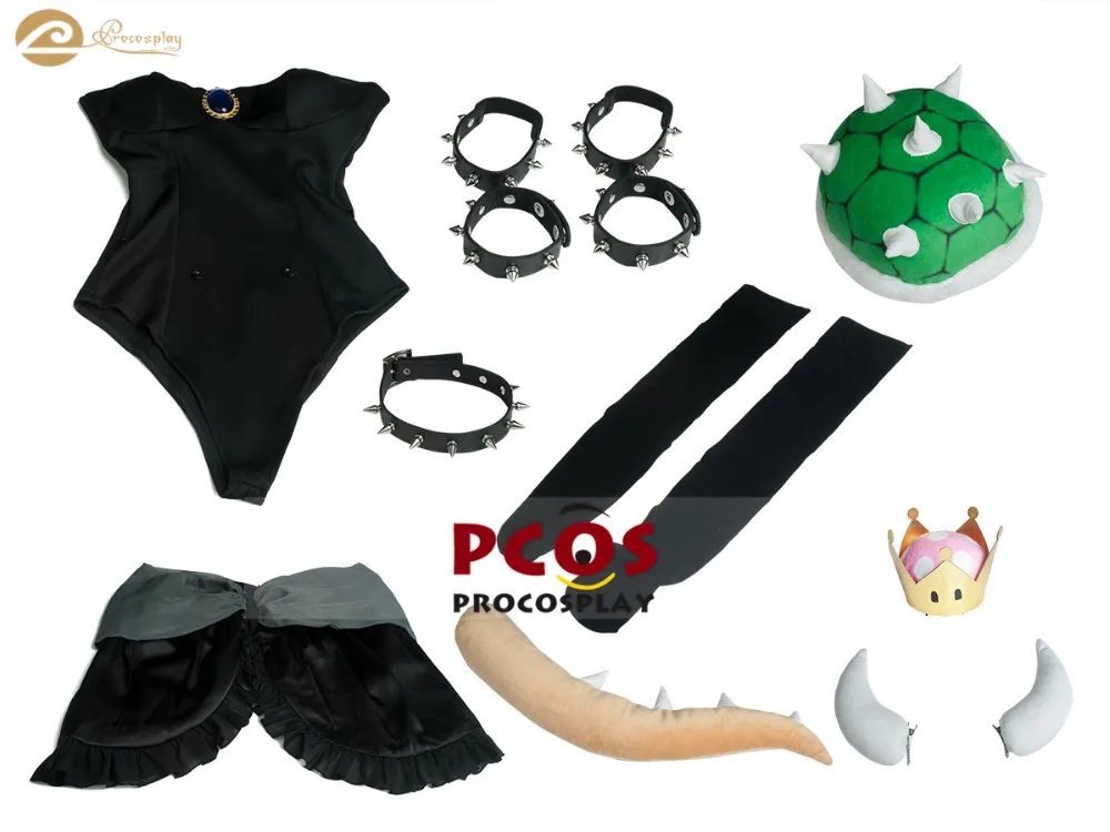 Новинка* ; костюм для косплея «Super Mario Bros Bowser Kuppa Koopa Hime»; маскарадный костюм принцессы Bowsette; mp004229