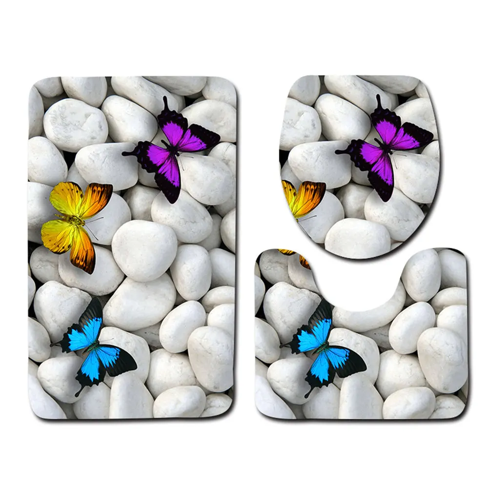 Мягкий хлопковый нескользящий крутой стильный ковер пол туалет коврик для