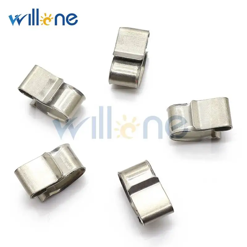 

Willone 500pcs free shipping PV solar stainless steel cable clips SUS304