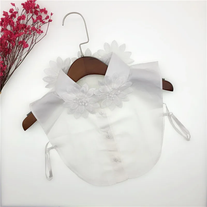 

Летний воротник-стойка для женщин съемный воротник рубашки винтажный воротник неп галстук блузка полурубашка ложный воротник