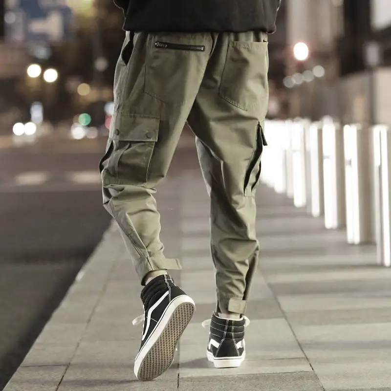 

2019 Men Hip Hop Pants Streetwear Fashion Cargo Pant Casual Pants Male Harem Trousers Jogger Sweatpants Fashion Men Pants