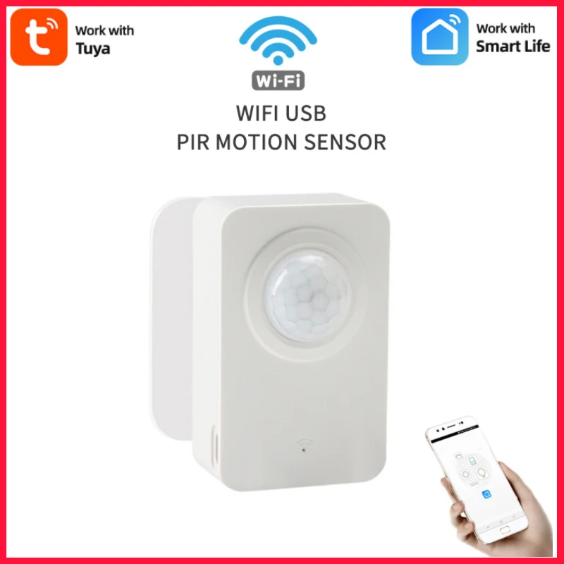 

Tuya Smart Home Security Alert System Wifi PIR Motion Sensor 128° View Wireless Passive Infrared Alarm Detector Burglar Alarm