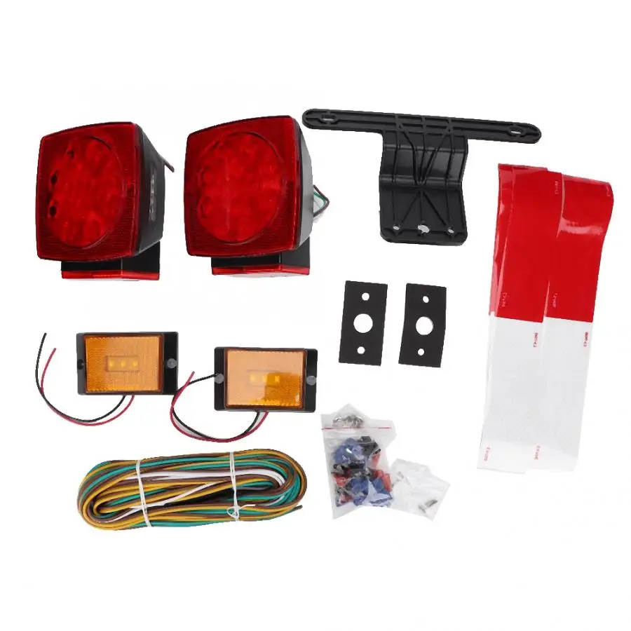 1 комплект 12 30 в точечный высокояркий прицеп грузовик задний фонарь лодка