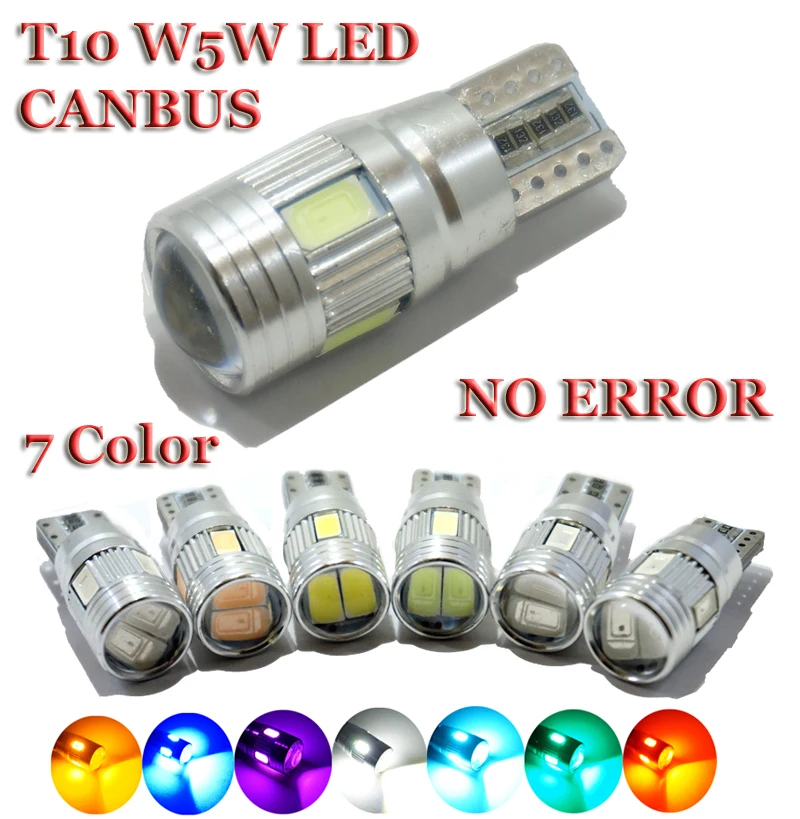СВЕТОДИОД Canbus T10 W5W 100x без ошибок светодиод для SAMSUNG 5630 SMD VW Golf 5 6 Polo Jetta Bora Passat 3C CC B7