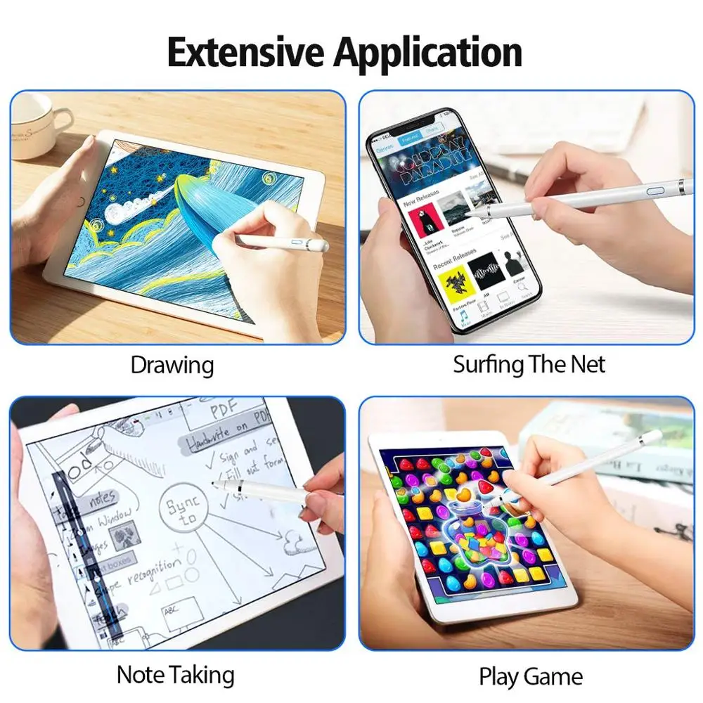 Стилус для планшета активный стилус iPad Pro умный емкостный экран карандаш Samsung Xaiomi