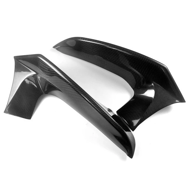 

For BMW 5 Series F90 M5 -2019 Carbon Fiber Performance Style Front Bumper Splitter Spoiler Fins Trim