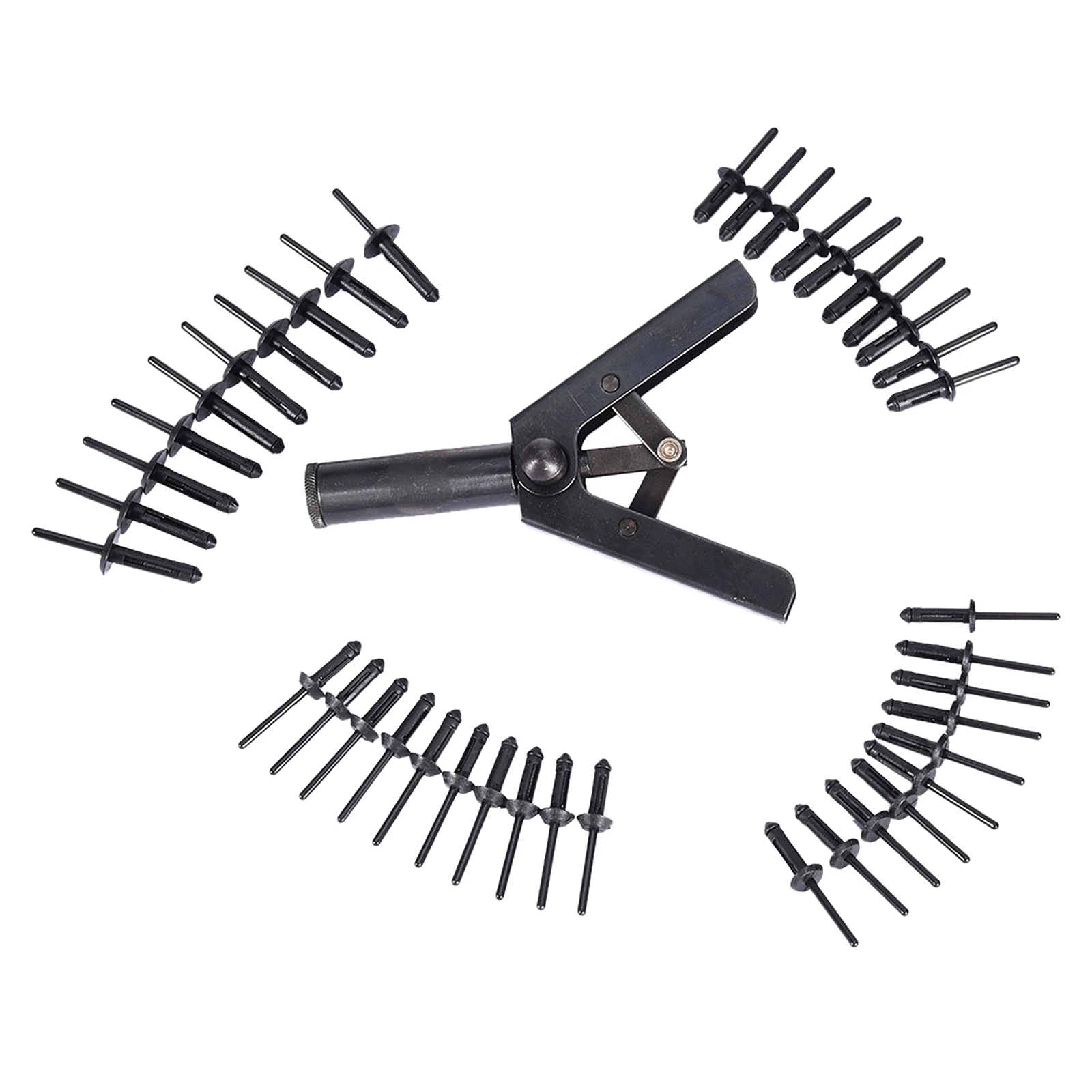 

Pack of 41 Hand Riveter Rivet Gun for Door Panel Wood Board Decorations