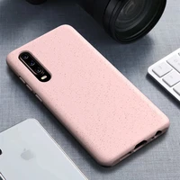 200pcs Environmental Friendly Case For Huawei P40 Lite P40 pro Wheat Wtraw Case For Huawei P40 Soft Candy Color Matte Back Cover