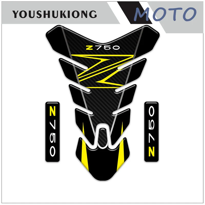 

3d-логотип для мотоцикла Z250, Z750, Z800, Z1000, Z1000SX, бак из углеродного волокна, газовая крышка, наполнитель, крышка, наклейка, защита