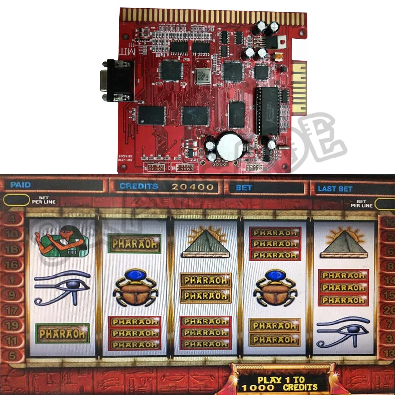 Казино мульти Игровая плата красная PCB Материнская 6X 6 в 1 60 95% Juego слот покер
