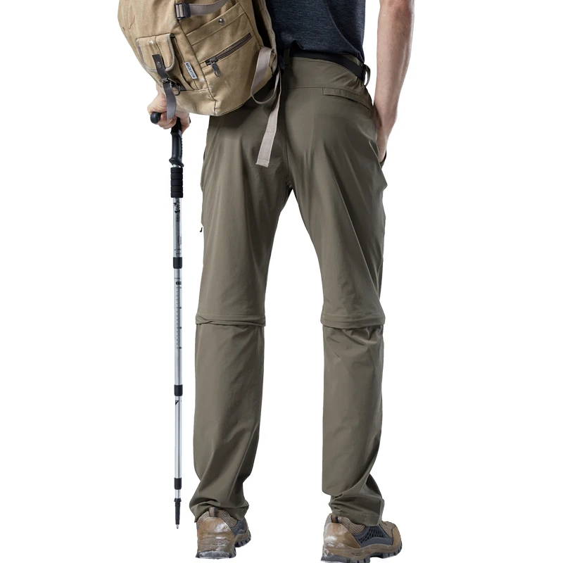 

2 In 1 Removable Style Summer Outdoor Pants Hiking Pants Men Cargo Pants Mountain Climing Mens Cargo Pants Polyester