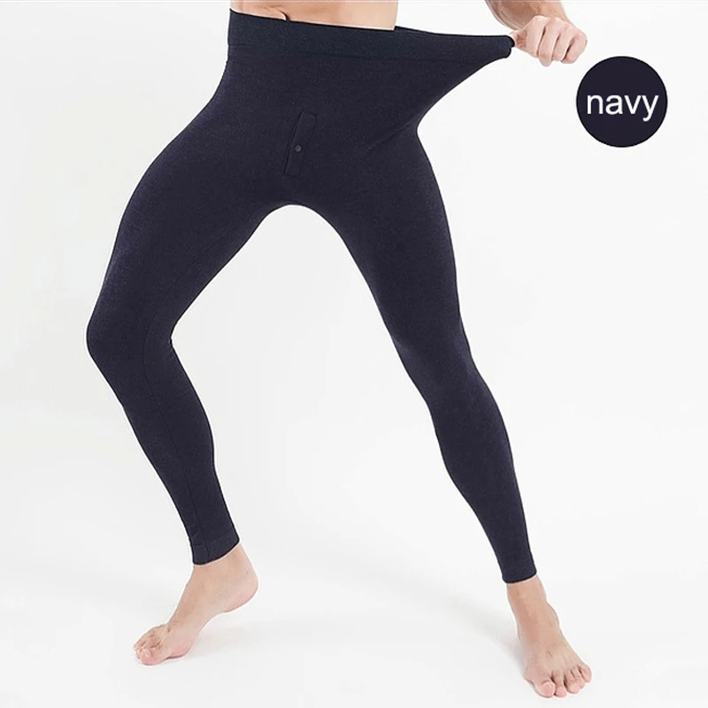 Эластичные Модальные 7 цветов плюс бархатные толстые зимние теплые мужские