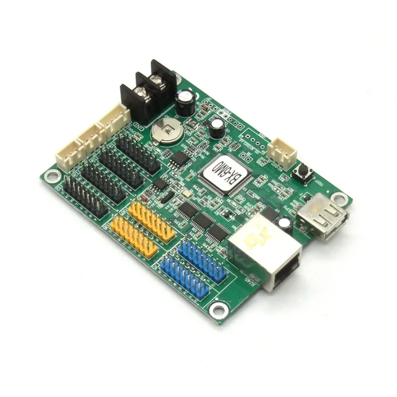 BX 6M0 сети и USB 512*64 Пиксели светодиодный Управление карты 2 * hub75e Порты разъёмы для