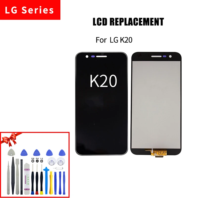 

ЖК-дисплей для LG K20 ЖК-дисплей Дисплей кодирующий преобразователь сенсорного экрана в сборе с разборки инструменты