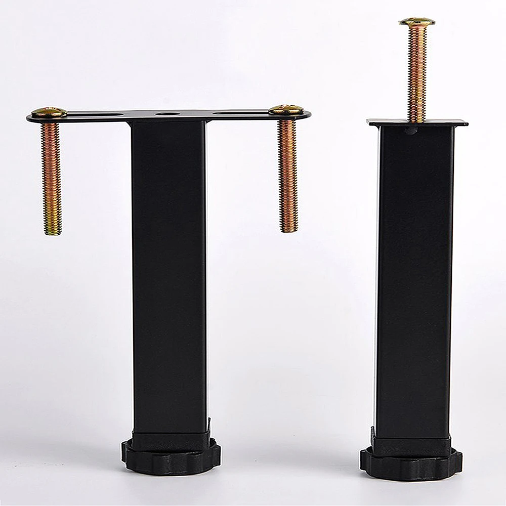 4 шт регулируемая кровать квадратная рамка из труб кронштейн ступни ноги для