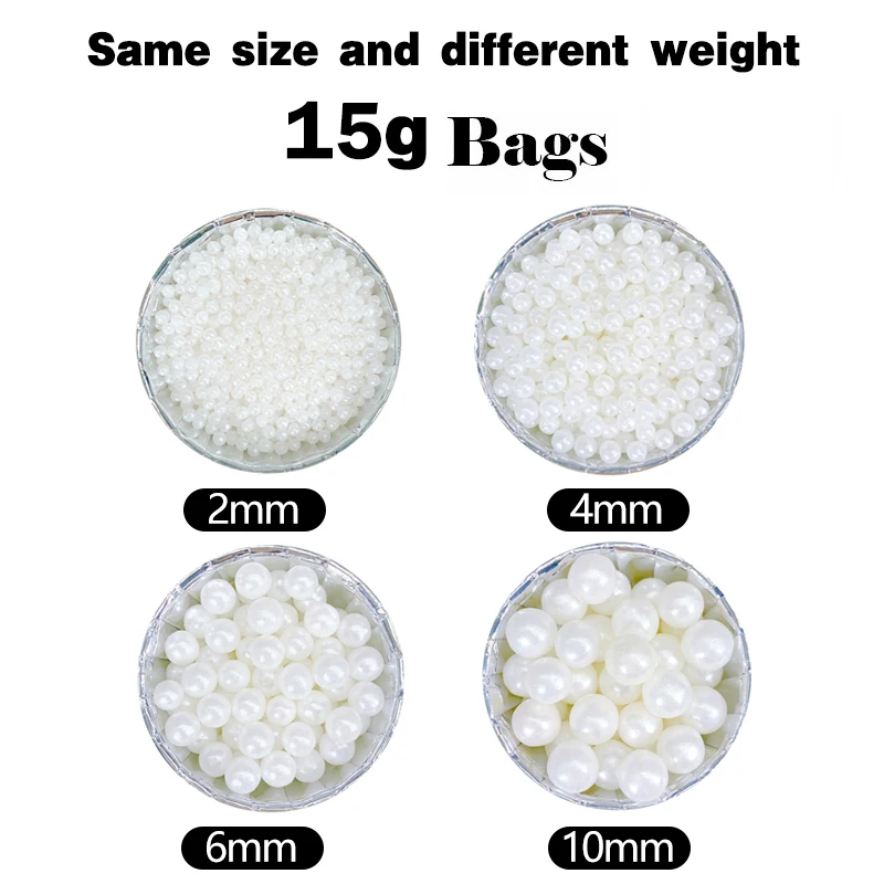 15 г белый бисер пищевого Перл сахар мяч Fondant (сахарная) для декорирования шоколада